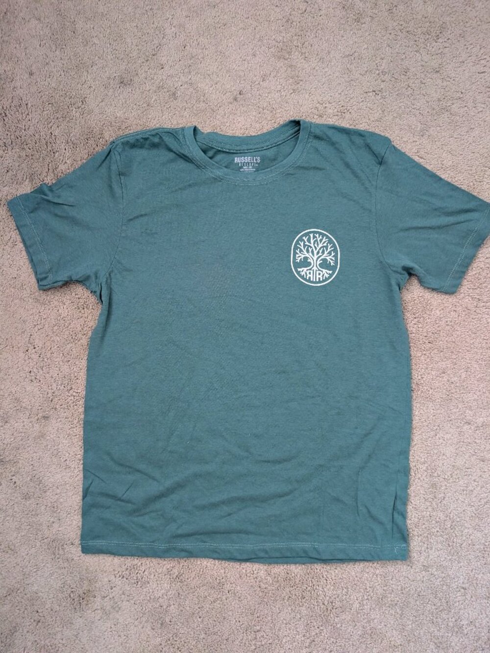 Russell's Reserve Logo T-Shirt Teal in Medium
